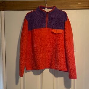 Flirtitude Kids' Orange and Purple Fleece Top